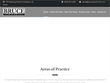 Tablet Screenshot of brucelawfirmllc.com